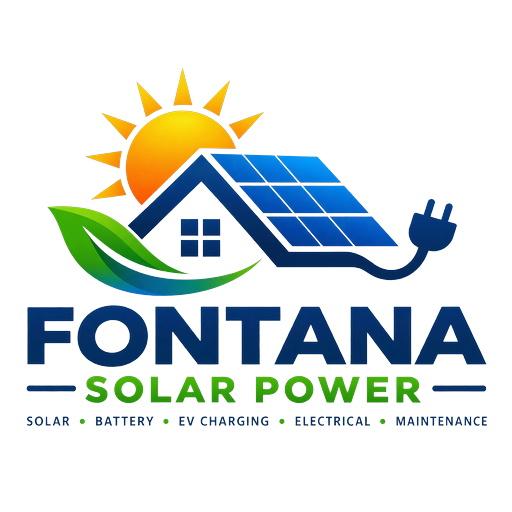 Fontana Solar Power logo - solar panel and battery backup installation company
